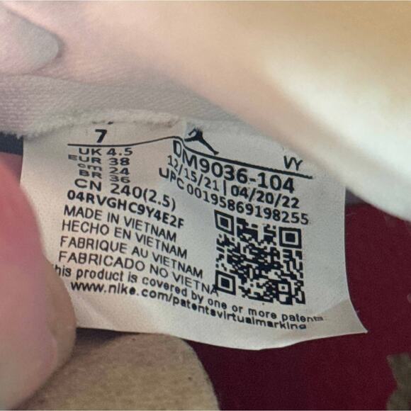 Size 7 Wmns Air Jordan 1 Retro High OG Denim Women's Shoes Ships Now - Picture 7 of 10